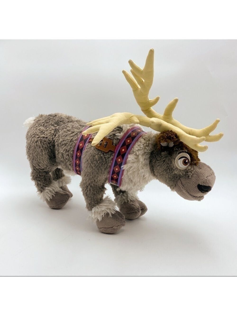 DISNEY Parks Sven Reindeer Stuffed Toy Plush Frozen 16 Inches